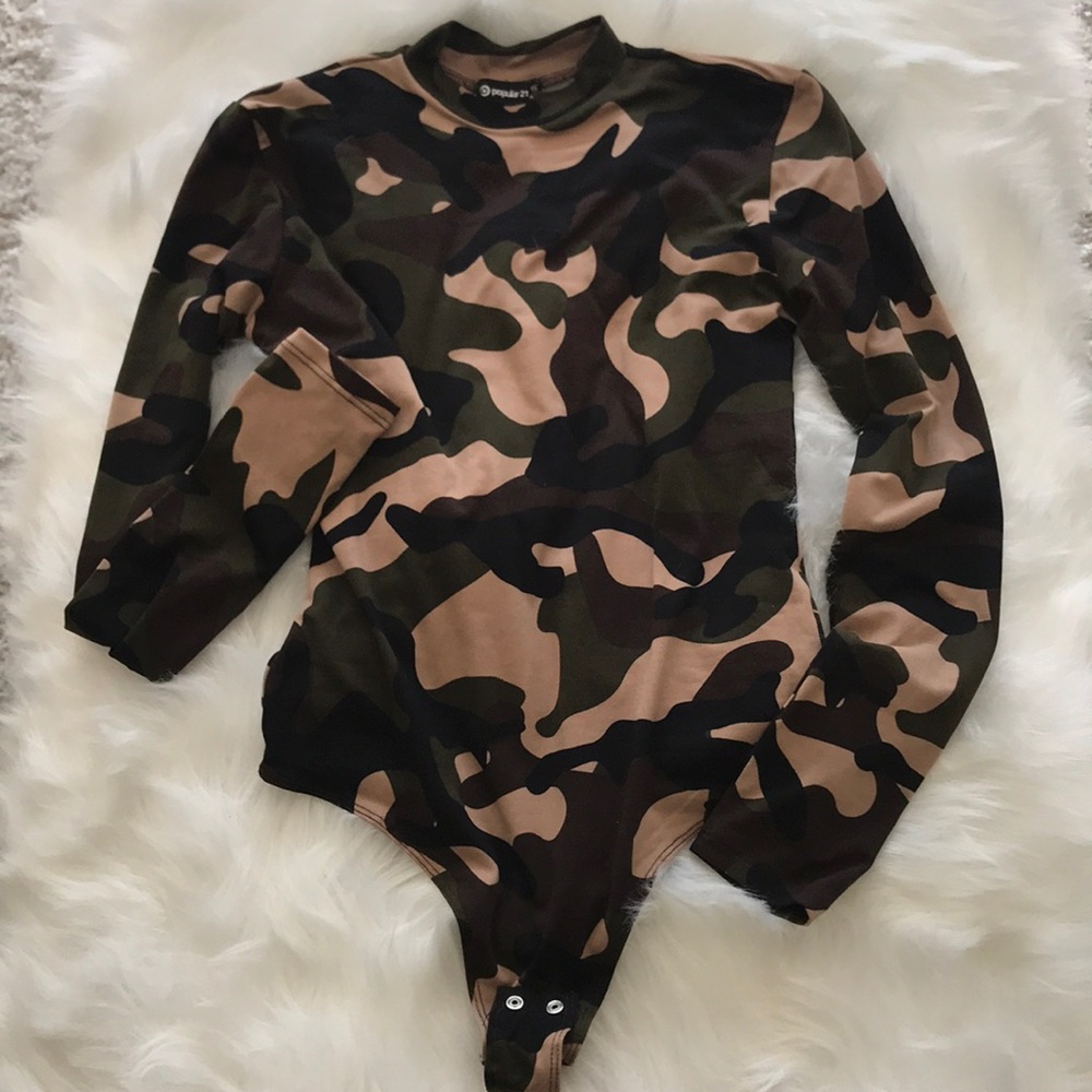 Camp turtle neck bodysuit